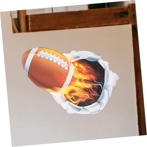 Vinilos Decorativos 3D Deportes Diseño Rugby y Béisbol Pack 2 miniatura 6