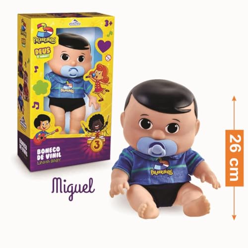 Kit 3 Bonecos 3 Três Palavrinhas Vinil Infantil Adijomar