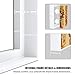 Canvas Floater Frame for 1” to 1 1/4” Deep Gallery-Wrapped Canvas, Modern Wood-Look Floating Frame for Finished Wall Art, Oil Paintings for Gallery Bedroom Studio, Made in USA​(White,18x24inch)