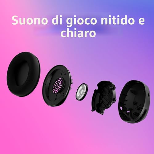 HyperX Cloud Stinger II Core, Cuffie da Gaming, Connessione Cablata a 3,5 mm, Audio Immersivo, Telaio in Plastica, Cuscinetti in Memory Foam Rivestiti in Tessuto, Adatto per PC, Nero - Immagine 3