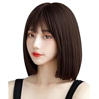 Amazon.co.jp: ORSUNCERウィッグ ボブ ショート 黒 ボブウィッグ フル