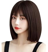 Amazon.co.jp: ORSUNCERウィッグ ボブ ショート 黒 ボブウィッグ フル
