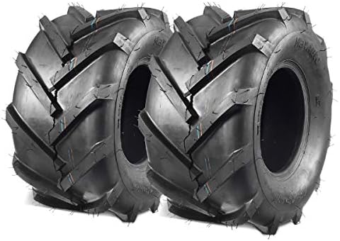 MaxAuto 2 Pcs 18X9.50-8 Lawn Mower Tractor Tires 18X9.50X8 Very Wide 6 Ply Rated P328