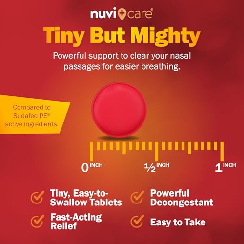 Image of NUVICARE Phenylephrine HCl 10mg PE Nasal Decongestant, 2 Pack