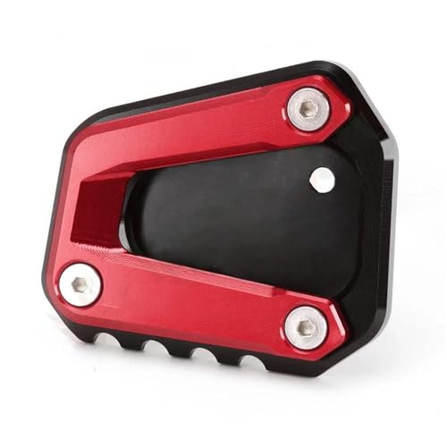 Rallonge de béquille latérale haut de gamme en alu rouge pour BMW S1000RR