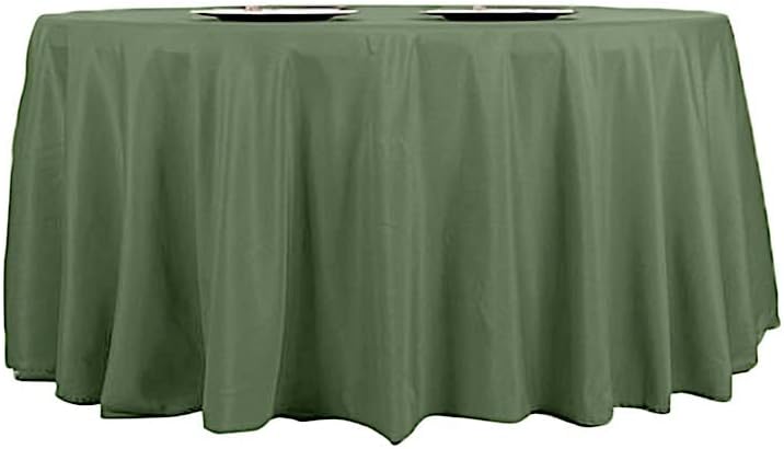 BalsaCircle  Mantel redondo para bodas, de poliéster, 108 pulgadas