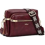 【Capacité】La poche intérieure à fermeture éclair vous permet de garder vos objets de valeur en sécurité. Le compartiment principal est suffisamment grand pour y ranger un iPad mini, un petit parapluie ou une petite bouteille d'eau. Il offre suffisamment d'espace pour y mettre une trousse de maquillage, un grand sac à main, un agenda, des mouchoirs, un téléphone, des clés, des lunettes et bien d'autres petits objets.