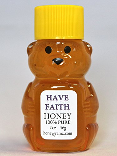Customized Honey Gifts & Favors For Any Event - Weddings - Christenings - Birthday - Anniversary - Corporate Events - Makes Unique Gift For Him Or Her - Add To Gift Baskets - Set Of Three (3) 2 Oz. Mini Honey Bears #TOP6