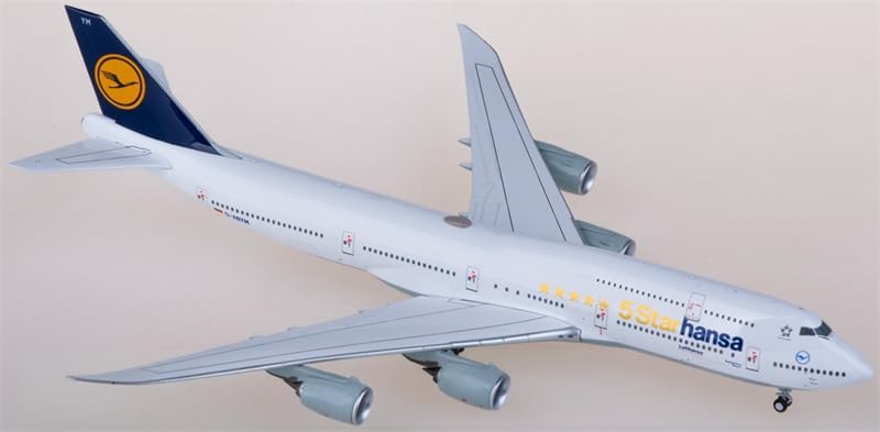 ACE HOBBY for NG Models for Lufthansa for Boeing 747-8 D-ABYM 5 Starhansa Titles 1:400 Airplane Pre-Built Model