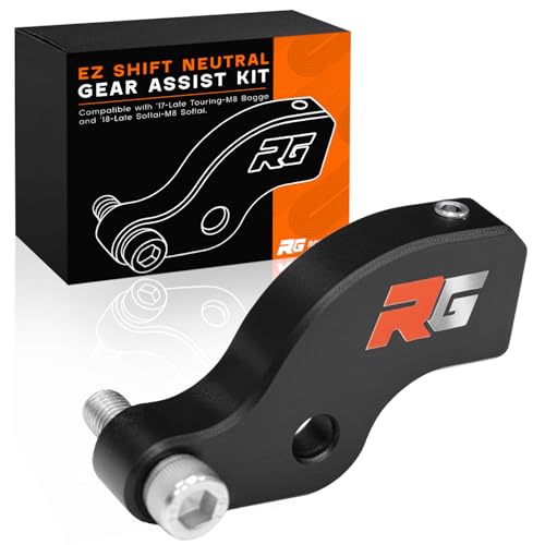 Rogierra EZ Shift Neutral Gear Assist for Harley M8 Touring Baggers Trike Softail 2017-2026 Fits Road Glide Street Glide Electra Glide Road King FLHX FLTRX FLHT FLHR (Black Anodized)
