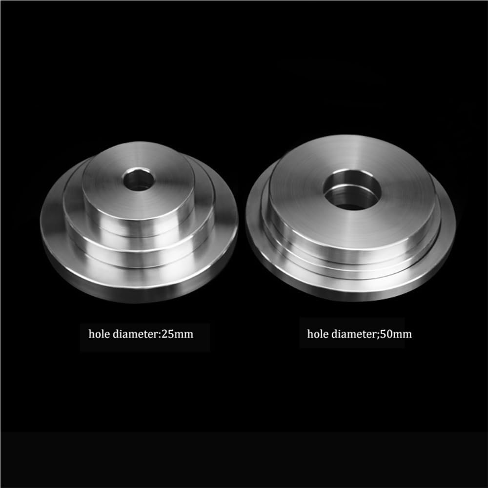 1 Pieza de Discos Pesas Acero Inoxidable, Placa for Mancuernas, Barra, sentadilla Profunda, tracción Fuerte, Peso Grande, Orificios 25 mm y 50, Equipo Fitness(2.5kg Inner Hole 50mm)