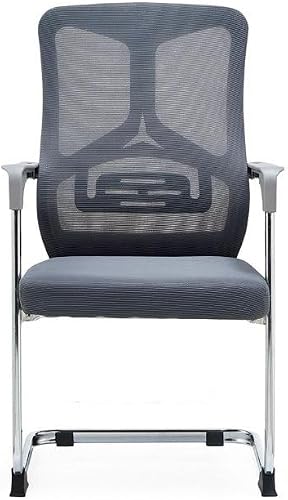 SMTE Light Weight Black Color Mesh Visitor Chair with keychain