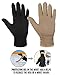 Kami-So Figure Skating Gloves for Competition | Ice Skating Gloves for Women | Gel Wrist Support | Padded Thermal Accessory | Figure Skate Practice Gear, Ice Skate Outfit | Black | Small