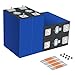 4 Pack 3.2V 320Ah LiFePO4 Deep Cycle 8,000-10,000 Battery Cells, Grade A Lithium Replacement Batteries for Solar Systems Boat, Marine, Golf Cart, Automative Lithium Motorcycle RV etc