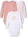 Produktbild NAME IT Baby-Mädchen NMFBODY 3P LS NOOS Body, Mehrfarbig (Rose Tan), 92 (3er Pack)