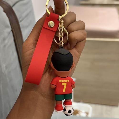 Image of Cute Cartoon Character Silicone 3D Key Chain with Strap Charm & Metal Hook, Merchandise Key Rings Gift for Kids Girls Boys Men & Women