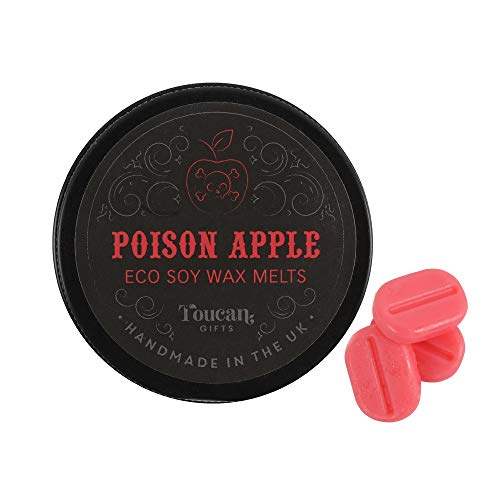 Poison Apple Gothic Eco Soy Wax Melt Candles & Incense Red 5.5x2.7x5.5cm