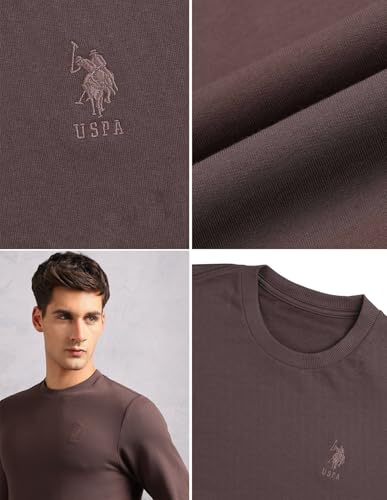 Image of U.S. Polo ASSN. Men's OEE14 Comfort Fit Solid Lounge T-Shirt