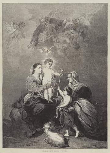 Tableau la Sainte Famille de Bartolomé Esteban Murillo affiche toile déco 60x90