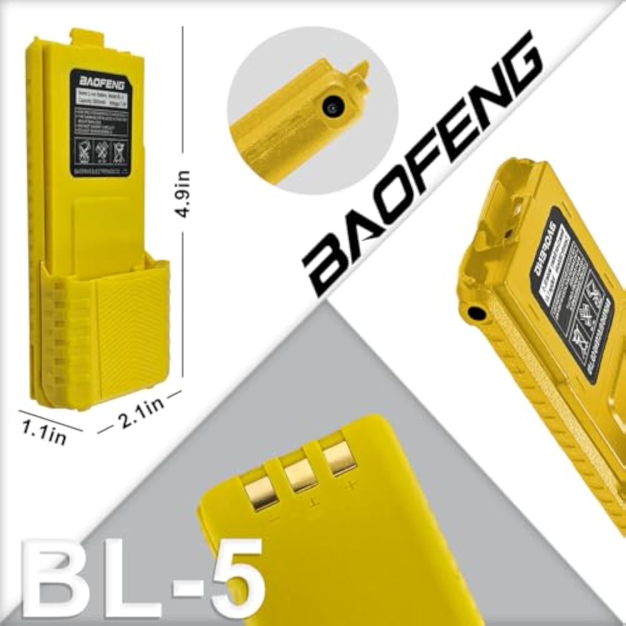 BF-F8HP BL-5 Extended Li-ion Replacement Battery