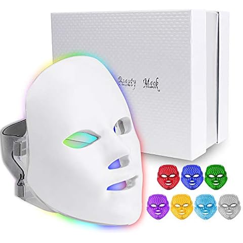7 Colors Light Mask, Home Light T herapy Facial Mask (7 Colors) Cover