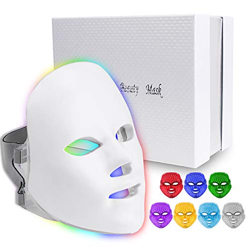 Meifuly 7 Colors Light Mask, Home Light T Herapy Facial Mask (7 Colors) #TOP10