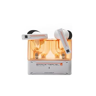 Moondrop Space Travel 2 HiFi Noise-Canceling TWS wireless Earphone Bluetooth 6.0 ANC Low-Latency Game Mode SBC/AAC (White) - Amazon product rated Grade A