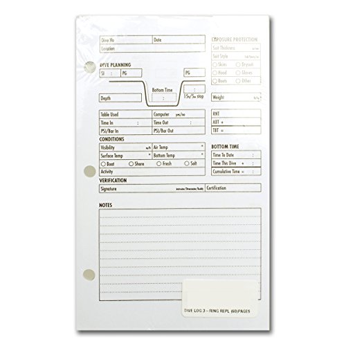 Dive Log Refills 60 pgs