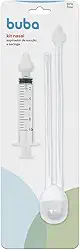 Buba Kit Aspirador Nasal De Sucção E Seringa
