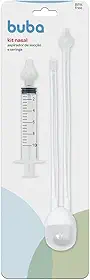 Buba Kit Aspirador Nasal De Sucção E Seringa