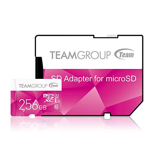 TEAM マイクロSDカード SDXC UHS-1 スマホ タブレット データ移動 バックアップ 大容量 256GB