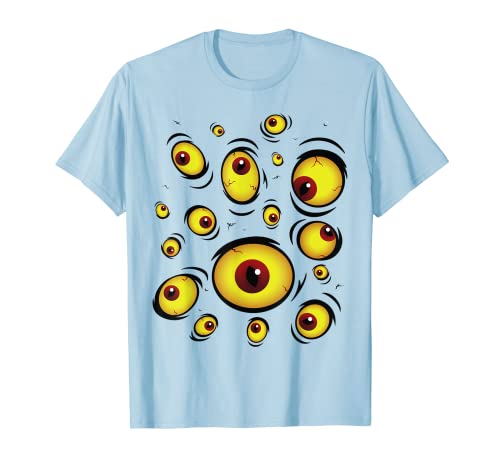 Camisa de Halloween con un montón de globos oculares Camiseta