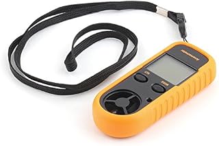 RGBS Anemometer Digital LCD Wind Speed Meter Gauge Air Flow Velocity Measurement Thermometer with Backlight for RC Drones Helicopter Windsurfing Kite Flying Sailing Surfing Fishing etc.