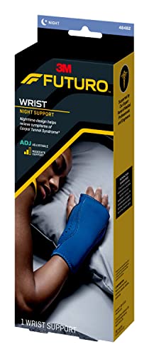 Futuro Night Wrist Support, Helps Provide Nighttime Relief Of Carpel Tunnel Symptoms, Breathable, One Size #TOP2
