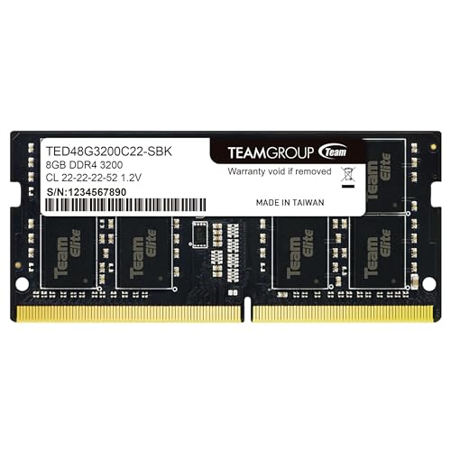Team ノートPC用 SO-DIMM DDR4 3200MHz PC4-25600 8G 無期限保証