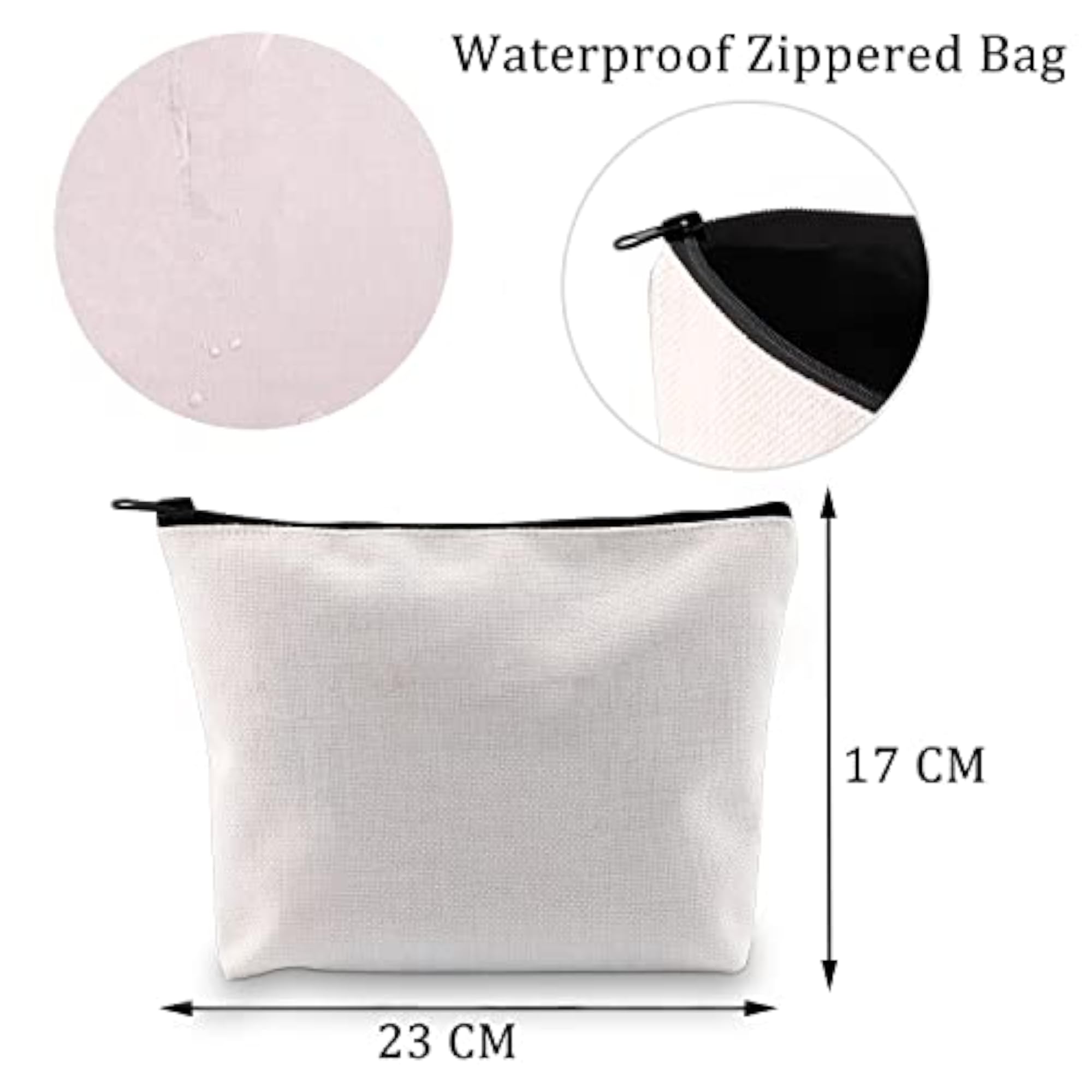 Boston Terrier Makeup Bag, Travel Toiletries Pouch