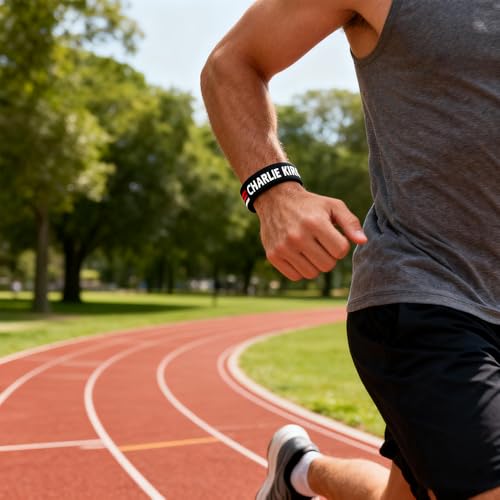 20 Pack Charlie Kirk Wristband,Charlie Kirk Merch,Charlie Kirk Bracelet, Charlie Kirk a True Patriot Pray Justice Hero Freedom Merch USA Rubber Bracelets Silicone Wristbands Bracelets for Men&women4