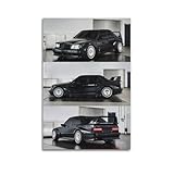 OKNGB Supercar-Poster W201 190E Evolution II Renn-Poster, 