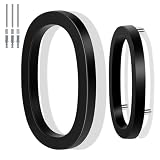 QPMWDBSZ 6 Inch Floating House Number For Outside, Anti-Rust Modern Numbers