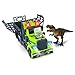 NKOK WowWorld Dino Safari Adventure Playset Lights and Sounds Dino Safari Hauler Containment Playset (incl. T-Rex), Multi