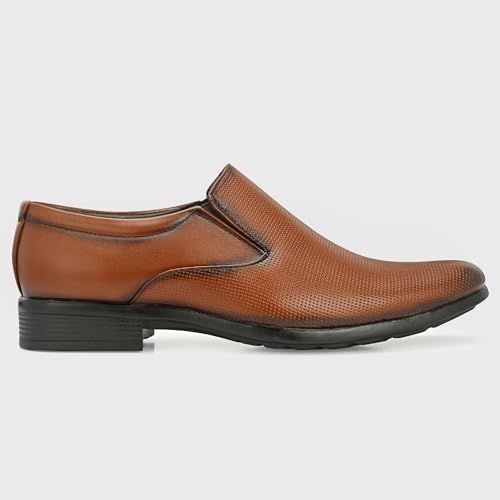 Image of Centrino Formal Shoes for Men | Lightweight Comfortable Office Shoes for Man Stylish | Cushioned Insole Lace-Up Shoes for Men | Durable TPR Sole | Trendy Classic Design Footwear for Men (8114)