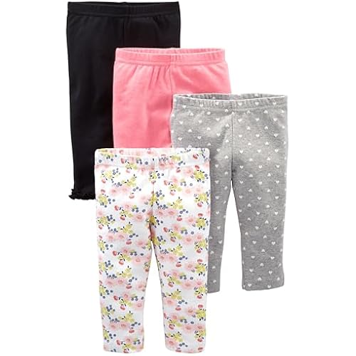 Simple Joys by Carter's Baby Girls' 4-Pack Pant