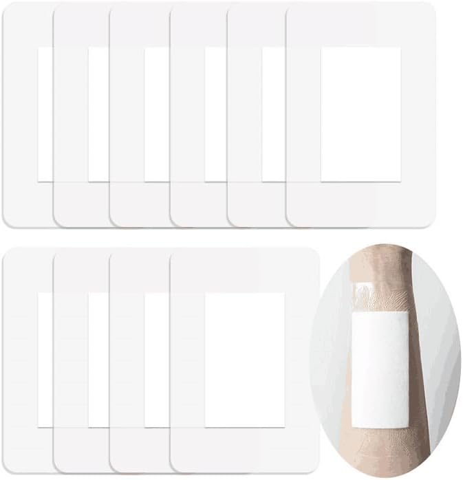 Waterproof Bandage, Large Clear Adhesive Dressing, 4 * 6inch 10pcs - Image 3