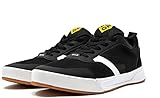 OLLO Alpha Parkour Shoes, Raven (Black & White), Men's 8 - Ninja, Obstacle, & Cross Training - Freerunning, High Grip, Flexible, Comfort, Traction