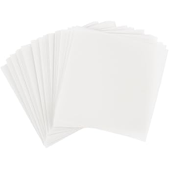 Ideas with Heart Tracing Paper 100 Sheets Square Premium Quality 110 g/m  Ideal Folding Paper for Stars Crafts Transparent Craft Paper
