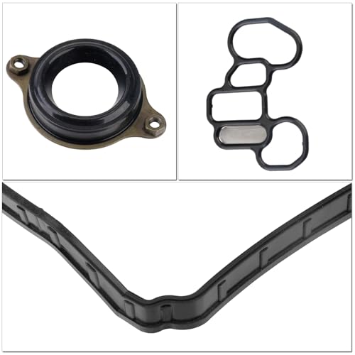Image of 0362072 120305G0000 120505G0000 Valve Cover Gasket Sets & 15825-P8A-A01 Oil Filter Adapter Gasket Fits 2013-2024 Acura MDX /RDX /RLX /TLX Honda Accord /Crosstour /Odyssey /Passport /Pilot /Ridgeline 3.5 3.0L