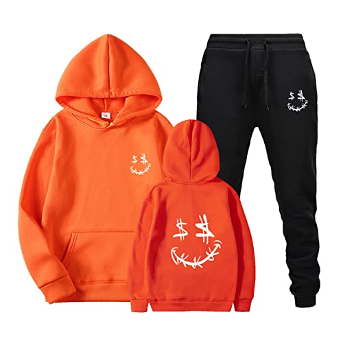 Sweat-Shirt Smiley Print Set U-01 ensemble décontracté pour le sport
