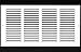 16"w X 10"h Steel Return Air Grilles - Sidewall and Ceiling - HVAC Duct Cover - White [Outer Dimensions: 17.75"w X 11.75"h]