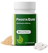 QurItAll ProstaQure Saw Palmetto 1000 mg - Prostate Supplements for Mens Health - Decrease Nightl...