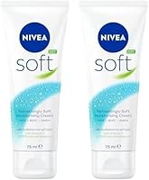 NIVEA Soft Moisturising Cream 75ml | With Vitamin E & Jojoba Oil | All Purpose Moisturiser For Face, Body & Hands | 48-Hour Hydration | Softens Dry Skin | Suitable for Dry & Sensitive Skin Types
